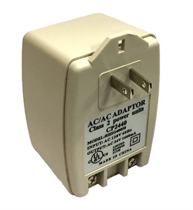 Plug-In Power Adapter Transformer, 115vac to 24vac