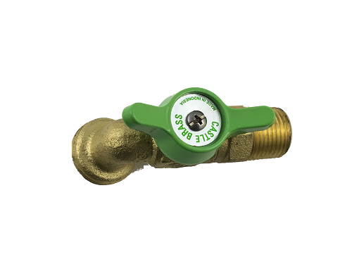 1/2" Quarter Turn Brass Hose Bibb Lead Free