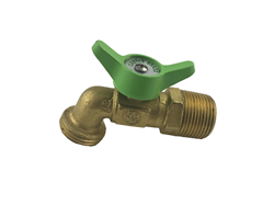 3/4" Quarter Turn Brass Hose Bibb Lead Free