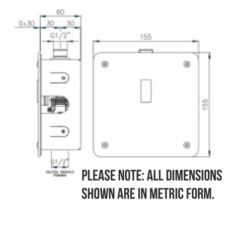 Urinal Sensor Flush Valve | Wall Mounted