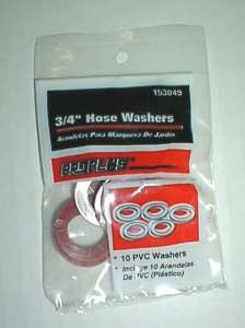 Red Rubber Hose Washers