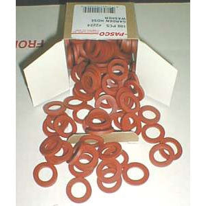 Red Rubber Hose Washers