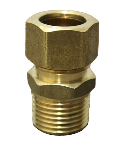 Brass 1/2" IPS x 5/8" OD Complete Male Adapter Kit