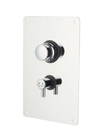 Shower Valve Panel | Adjustable, Self-Closing