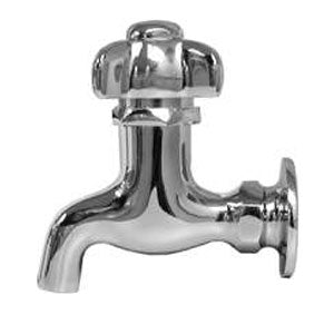 Cross Handle Self-Closing Wall Faucet