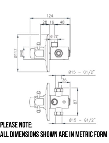 Concealed Shower Valve | Self-Closing