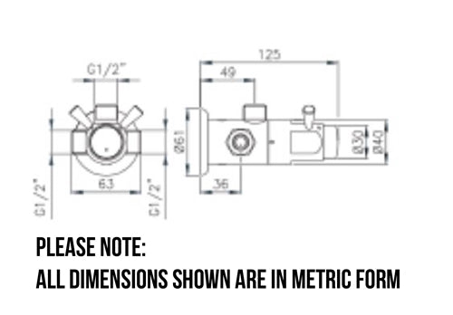 External Shower Valve | Adjustable Self-Closing